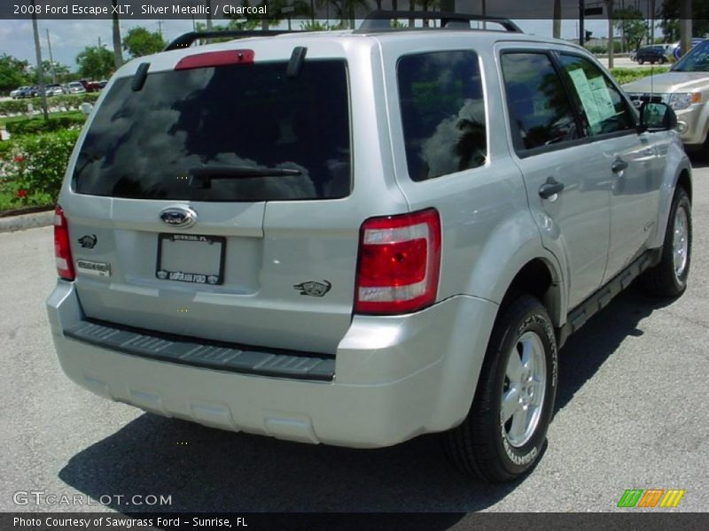 Silver Metallic / Charcoal 2008 Ford Escape XLT