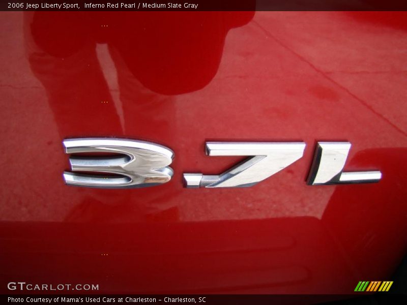 Inferno Red Pearl / Medium Slate Gray 2006 Jeep Liberty Sport