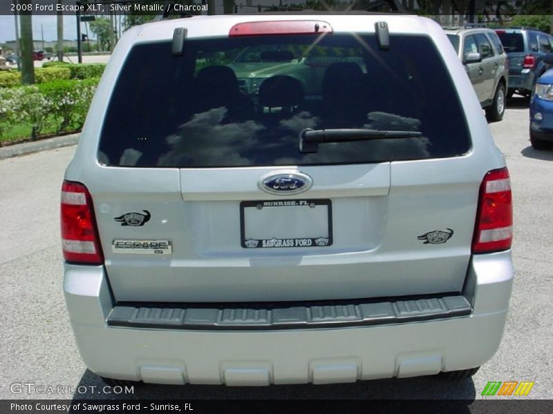 Silver Metallic / Charcoal 2008 Ford Escape XLT