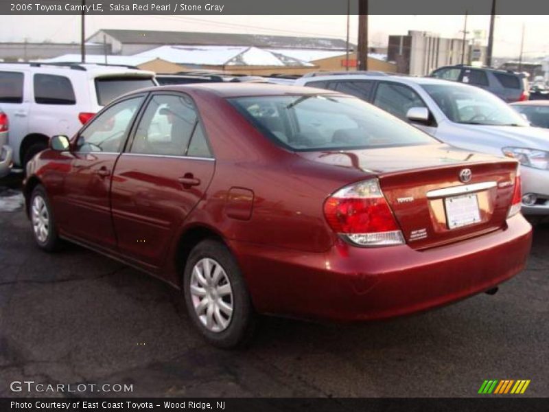 Salsa Red Pearl / Stone Gray 2006 Toyota Camry LE