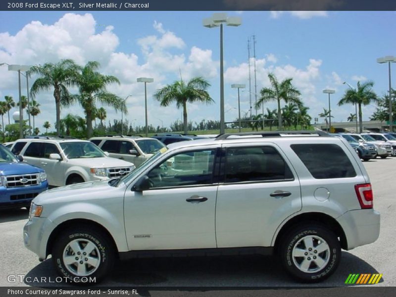 Silver Metallic / Charcoal 2008 Ford Escape XLT