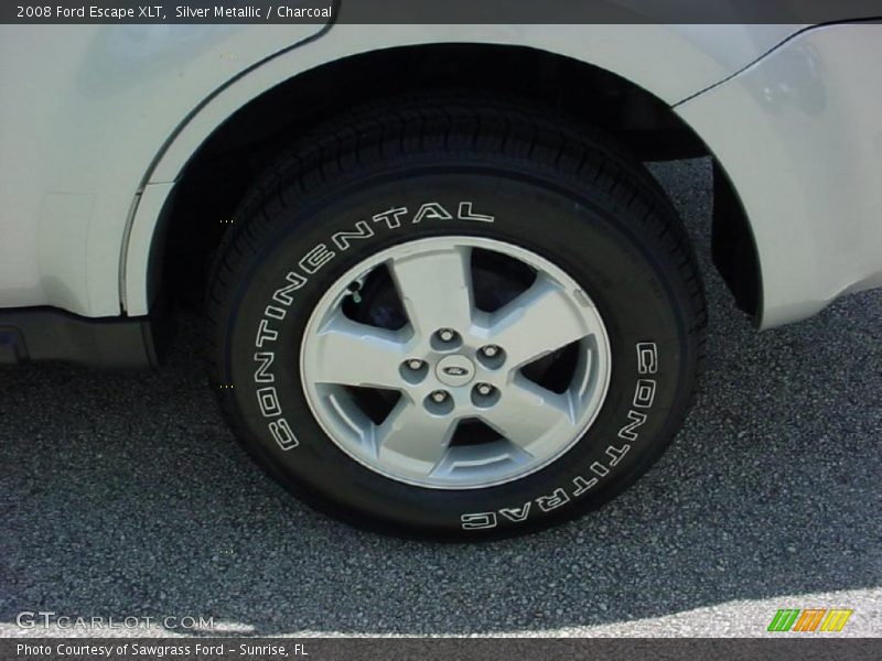 Silver Metallic / Charcoal 2008 Ford Escape XLT