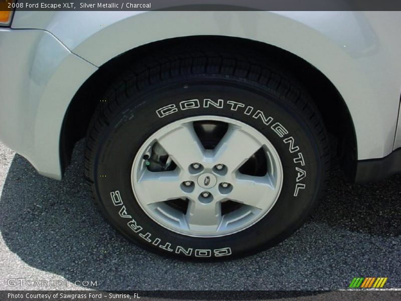 Silver Metallic / Charcoal 2008 Ford Escape XLT