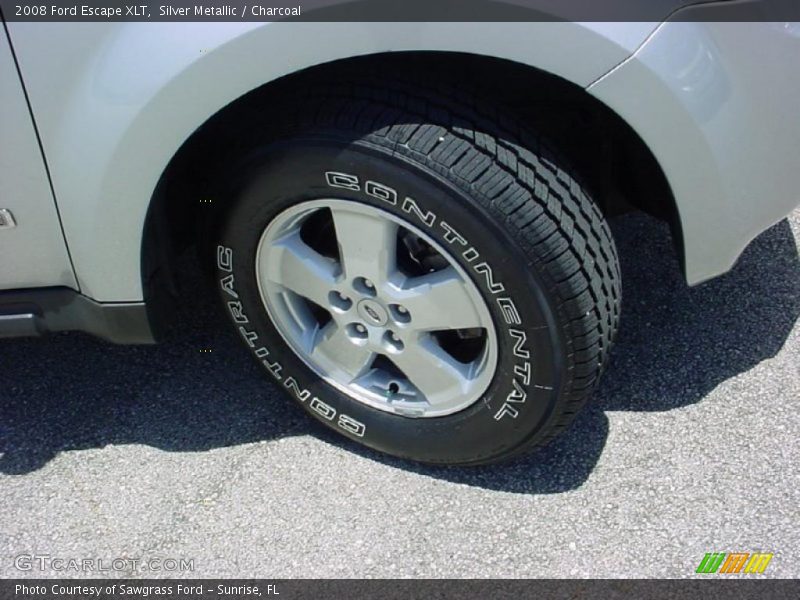 Silver Metallic / Charcoal 2008 Ford Escape XLT