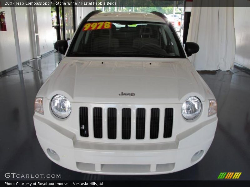 Stone White / Pastel Pebble Beige 2007 Jeep Compass Sport