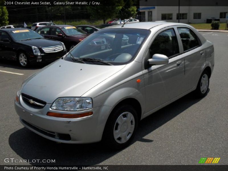 Galaxy Silver Metallic / Gray 2004 Chevrolet Aveo Sedan