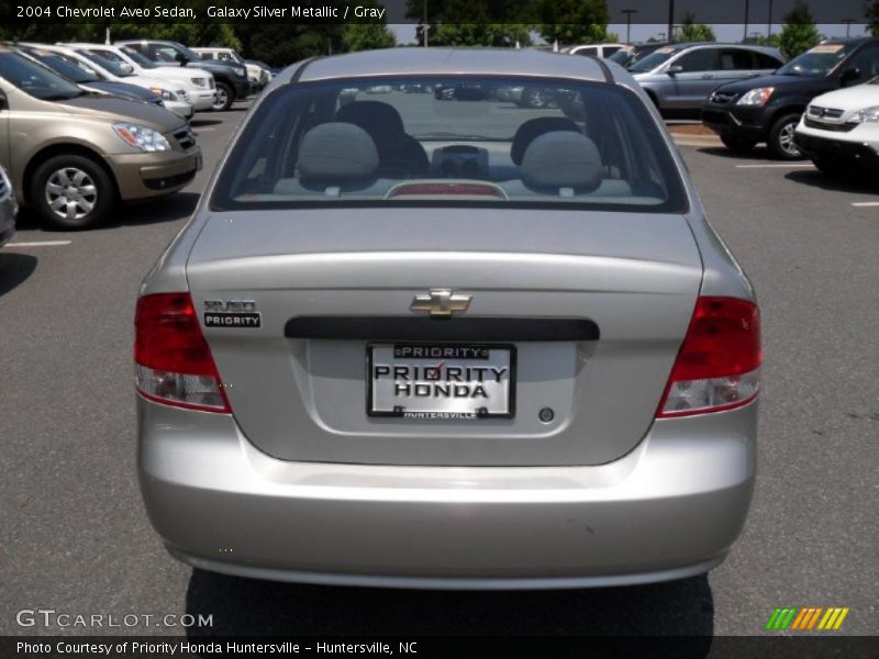 Galaxy Silver Metallic / Gray 2004 Chevrolet Aveo Sedan