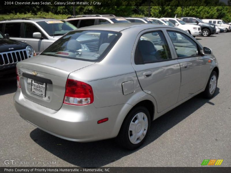 Galaxy Silver Metallic / Gray 2004 Chevrolet Aveo Sedan