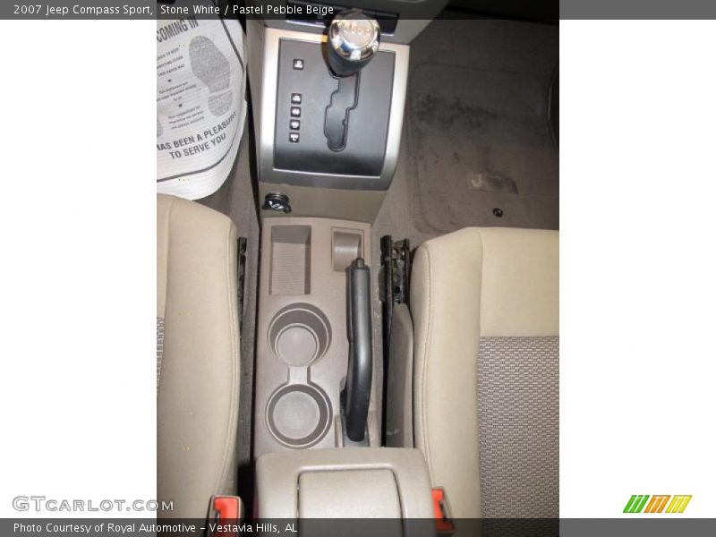 Stone White / Pastel Pebble Beige 2007 Jeep Compass Sport