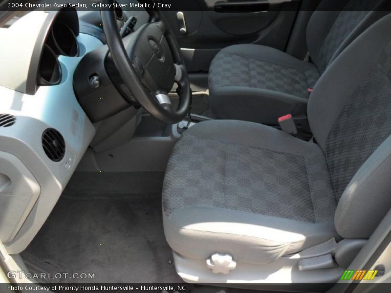 Galaxy Silver Metallic / Gray 2004 Chevrolet Aveo Sedan