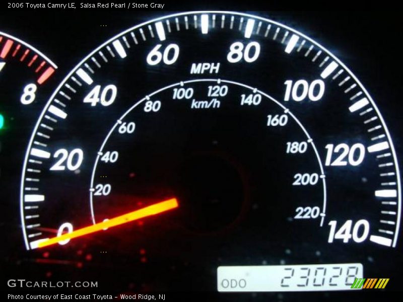 Salsa Red Pearl / Stone Gray 2006 Toyota Camry LE