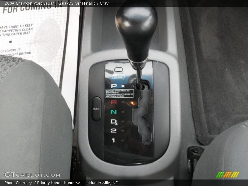 Galaxy Silver Metallic / Gray 2004 Chevrolet Aveo Sedan