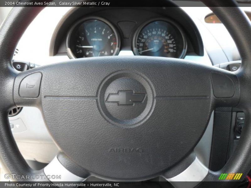 Galaxy Silver Metallic / Gray 2004 Chevrolet Aveo Sedan
