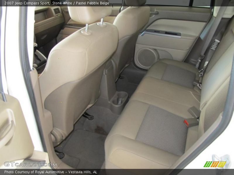 Stone White / Pastel Pebble Beige 2007 Jeep Compass Sport