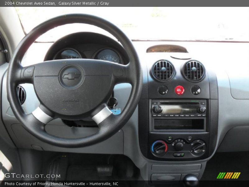Galaxy Silver Metallic / Gray 2004 Chevrolet Aveo Sedan
