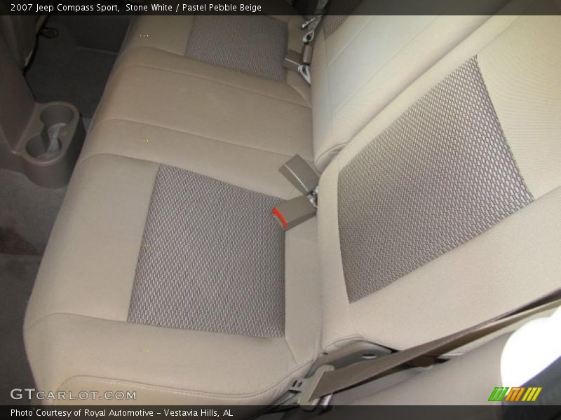 Stone White / Pastel Pebble Beige 2007 Jeep Compass Sport