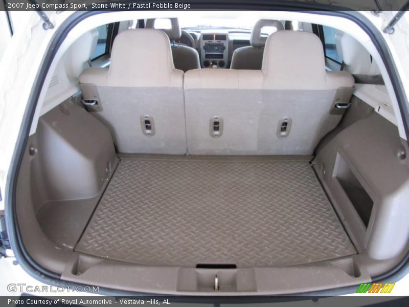 Stone White / Pastel Pebble Beige 2007 Jeep Compass Sport