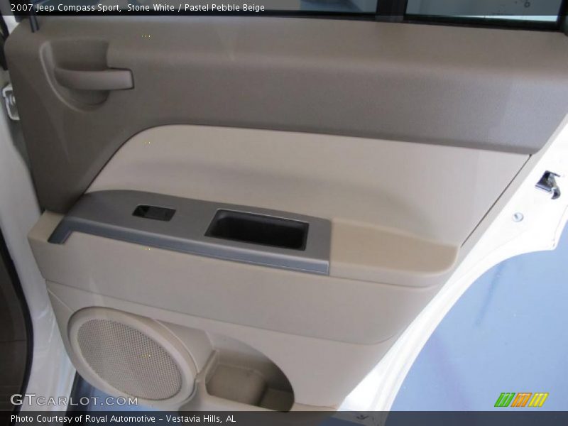 Stone White / Pastel Pebble Beige 2007 Jeep Compass Sport