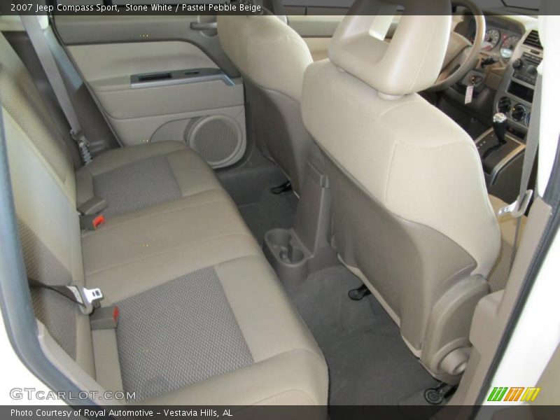 Stone White / Pastel Pebble Beige 2007 Jeep Compass Sport