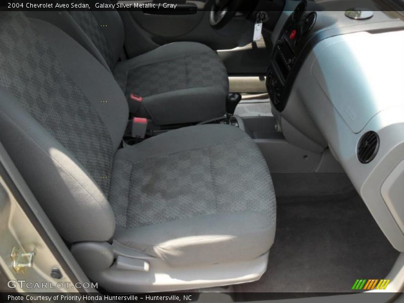 Galaxy Silver Metallic / Gray 2004 Chevrolet Aveo Sedan