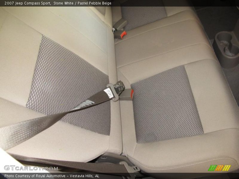 Stone White / Pastel Pebble Beige 2007 Jeep Compass Sport