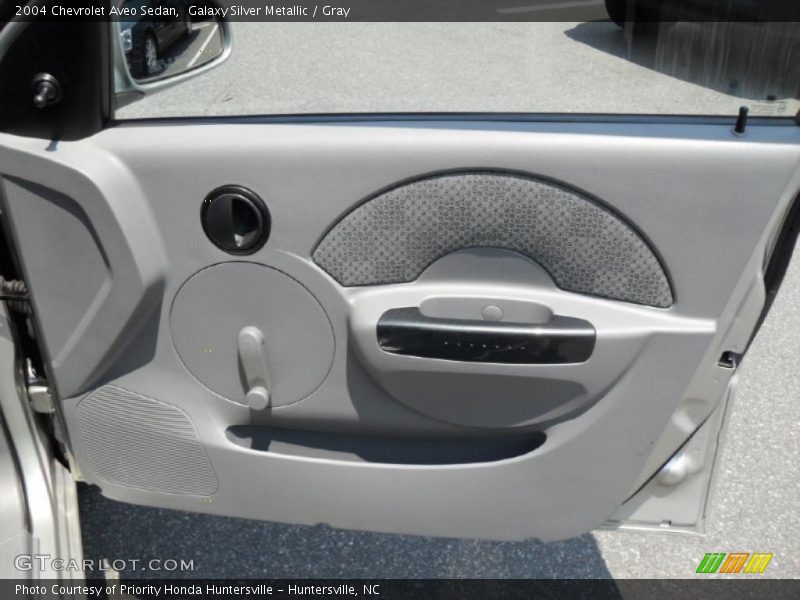 Galaxy Silver Metallic / Gray 2004 Chevrolet Aveo Sedan