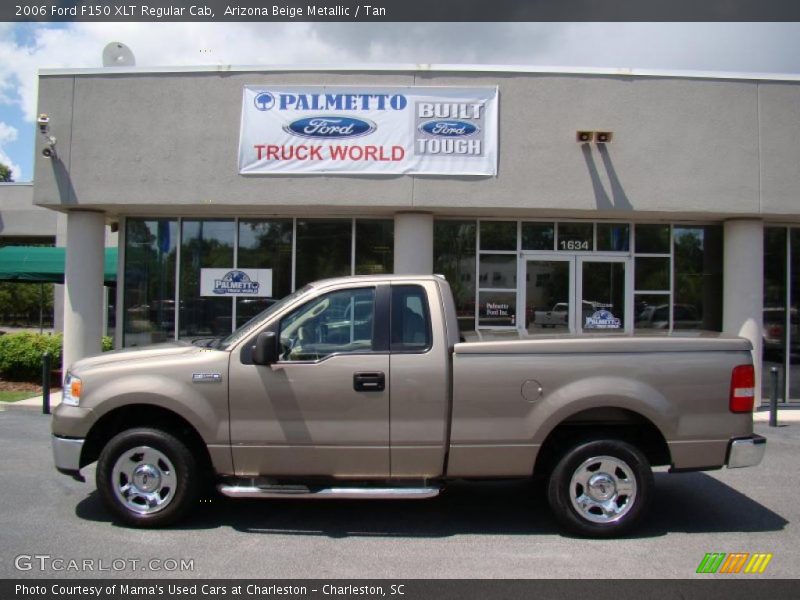 Arizona Beige Metallic / Tan 2006 Ford F150 XLT Regular Cab