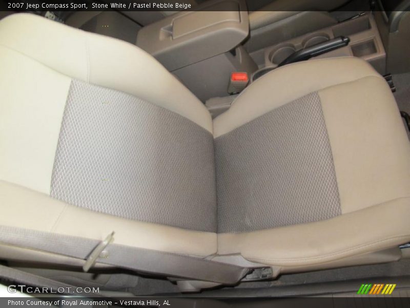 Stone White / Pastel Pebble Beige 2007 Jeep Compass Sport