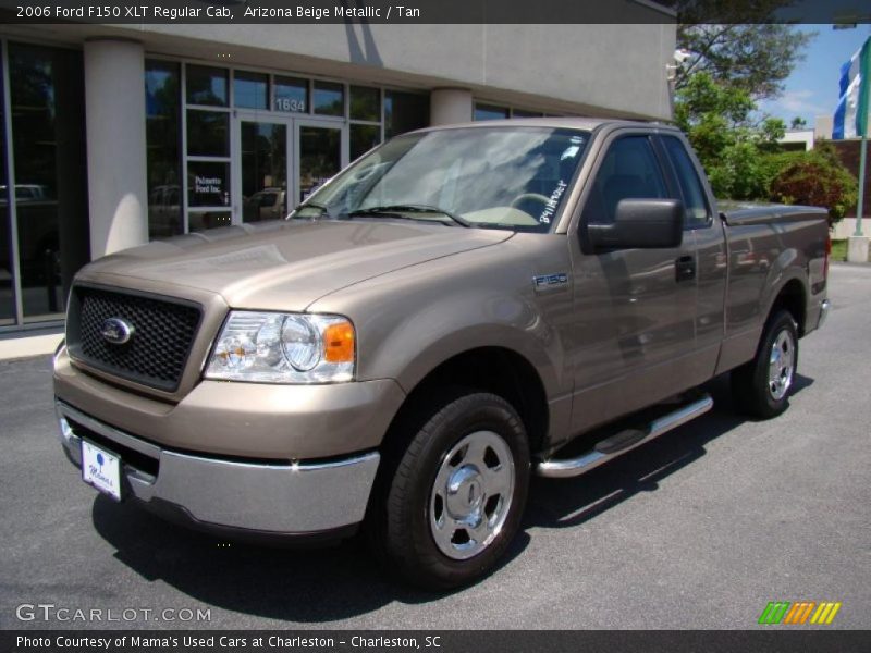 Arizona Beige Metallic / Tan 2006 Ford F150 XLT Regular Cab