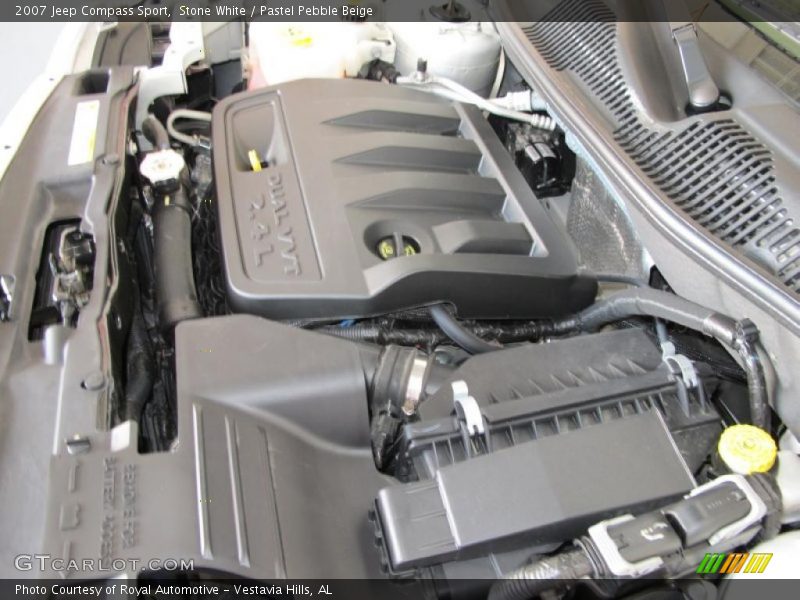 Stone White / Pastel Pebble Beige 2007 Jeep Compass Sport