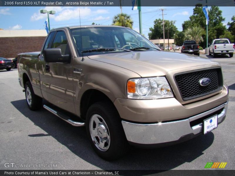 Arizona Beige Metallic / Tan 2006 Ford F150 XLT Regular Cab