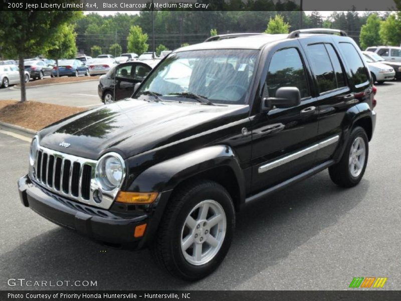 Black Clearcoat / Medium Slate Gray 2005 Jeep Liberty Limited 4x4