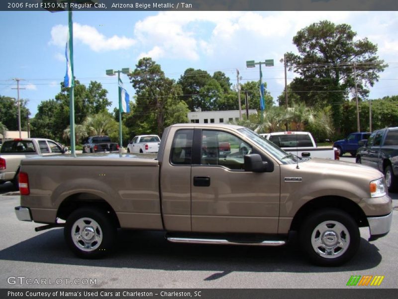 Arizona Beige Metallic / Tan 2006 Ford F150 XLT Regular Cab