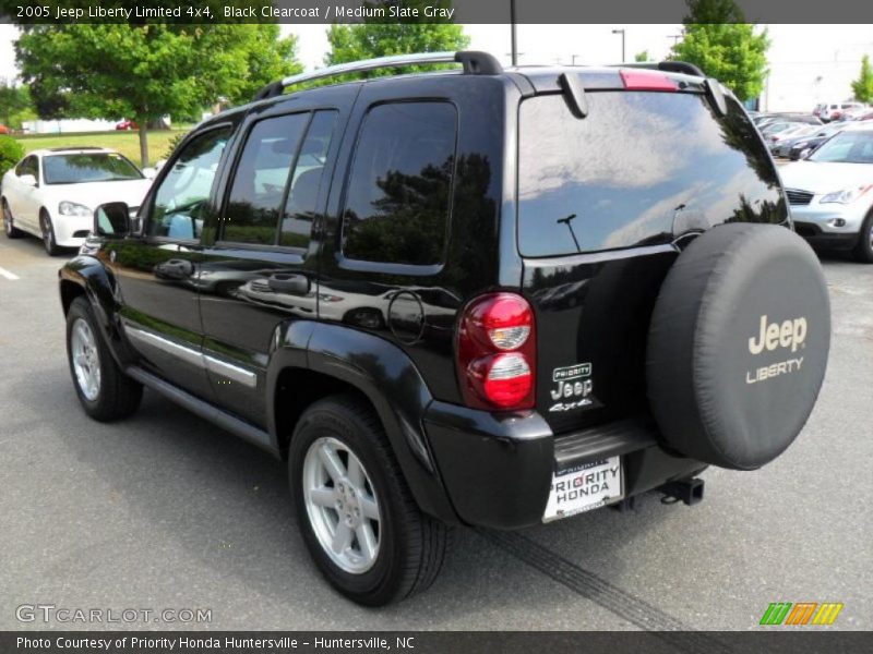 Black Clearcoat / Medium Slate Gray 2005 Jeep Liberty Limited 4x4