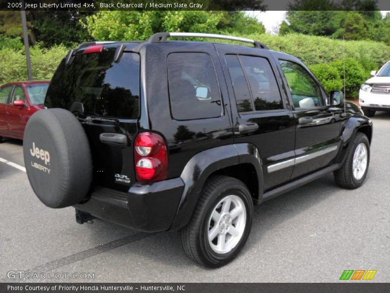 Black Clearcoat / Medium Slate Gray 2005 Jeep Liberty Limited 4x4