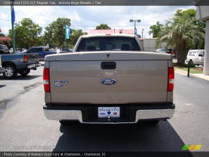 Arizona Beige Metallic / Tan 2006 Ford F150 XLT Regular Cab