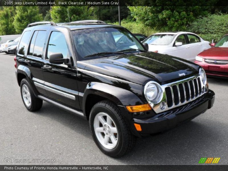 Black Clearcoat / Medium Slate Gray 2005 Jeep Liberty Limited 4x4