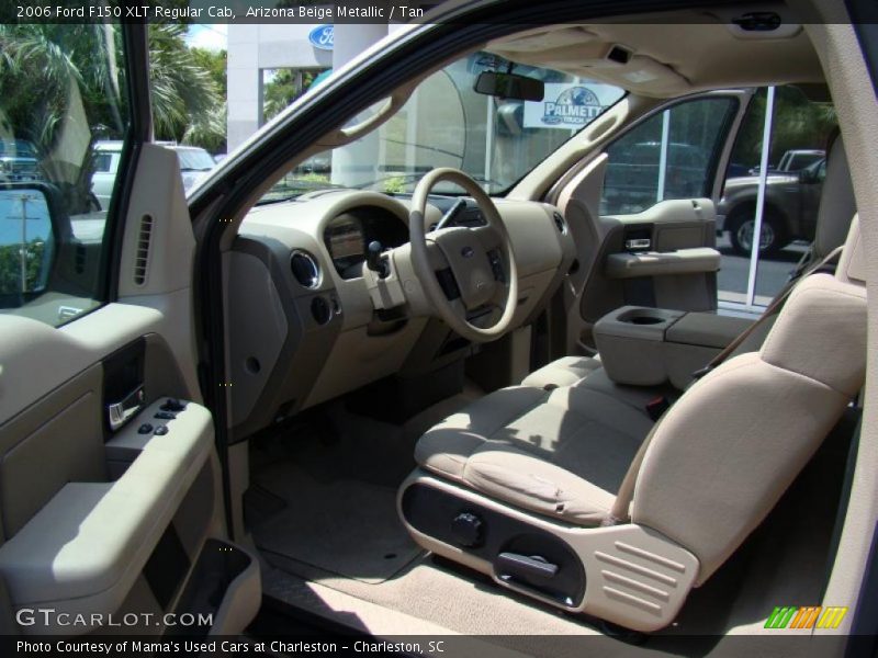 Arizona Beige Metallic / Tan 2006 Ford F150 XLT Regular Cab
