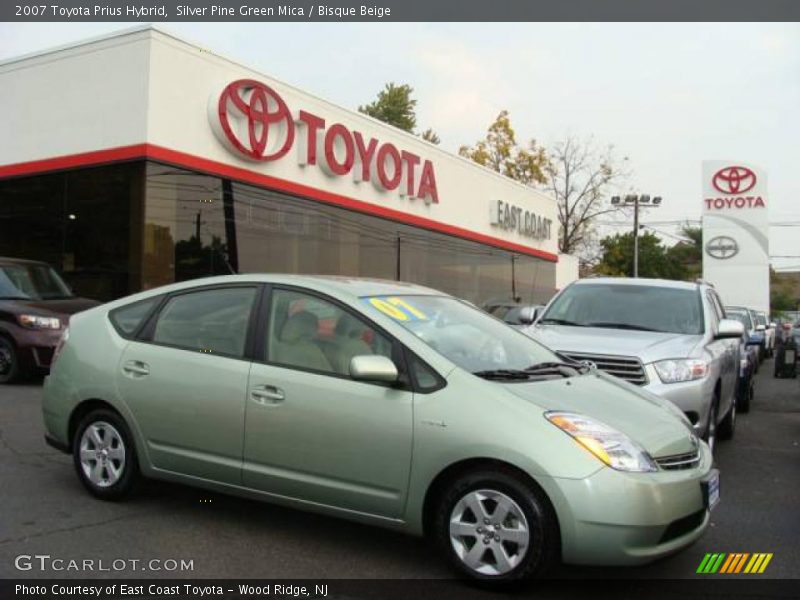 Silver Pine Green Mica / Bisque Beige 2007 Toyota Prius Hybrid