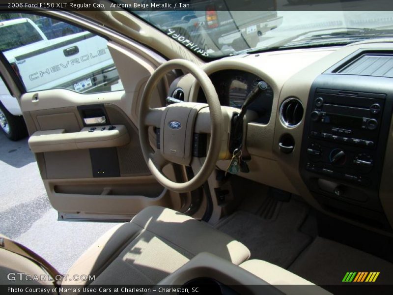 Arizona Beige Metallic / Tan 2006 Ford F150 XLT Regular Cab