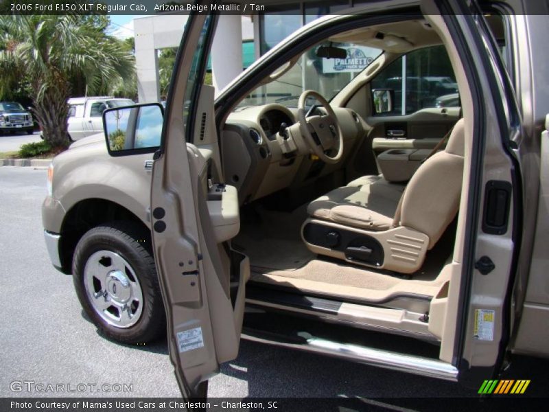 Arizona Beige Metallic / Tan 2006 Ford F150 XLT Regular Cab