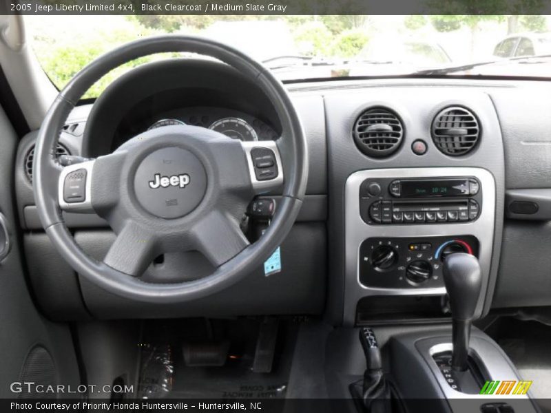 Black Clearcoat / Medium Slate Gray 2005 Jeep Liberty Limited 4x4