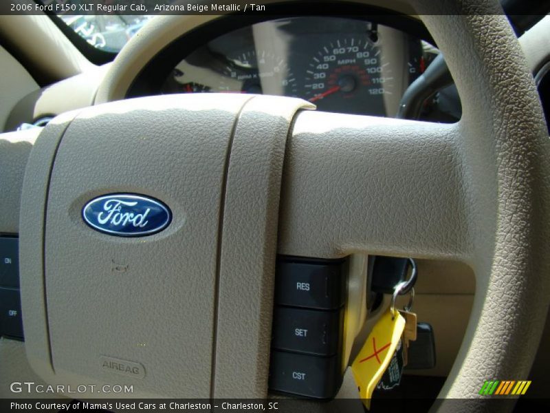 Arizona Beige Metallic / Tan 2006 Ford F150 XLT Regular Cab