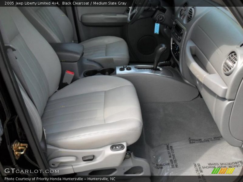 Black Clearcoat / Medium Slate Gray 2005 Jeep Liberty Limited 4x4