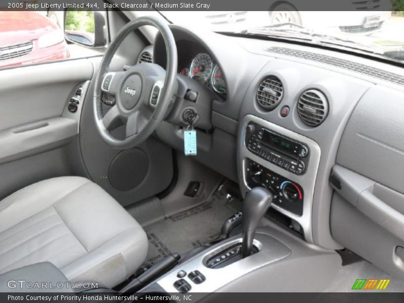 Black Clearcoat / Medium Slate Gray 2005 Jeep Liberty Limited 4x4