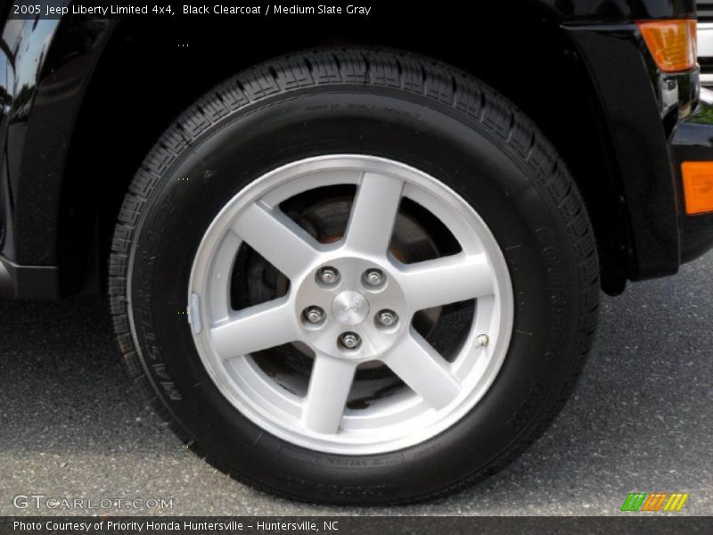 Black Clearcoat / Medium Slate Gray 2005 Jeep Liberty Limited 4x4