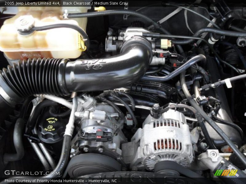 Black Clearcoat / Medium Slate Gray 2005 Jeep Liberty Limited 4x4