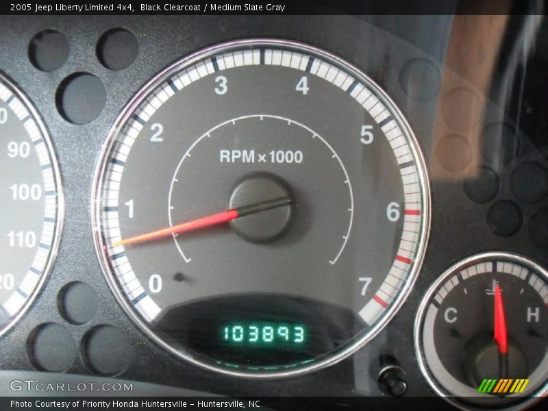 Black Clearcoat / Medium Slate Gray 2005 Jeep Liberty Limited 4x4