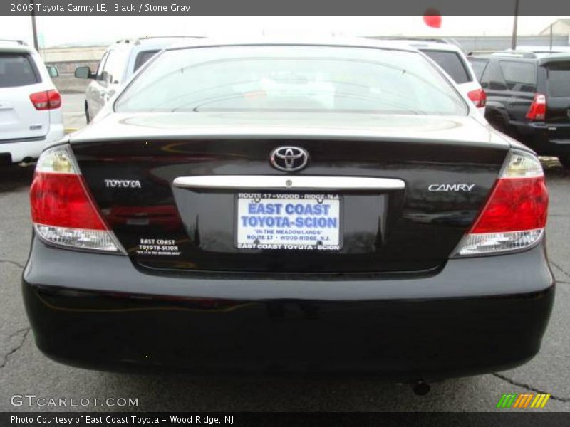 Black / Stone Gray 2006 Toyota Camry LE