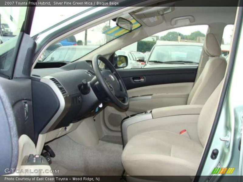Silver Pine Green Mica / Bisque Beige 2007 Toyota Prius Hybrid